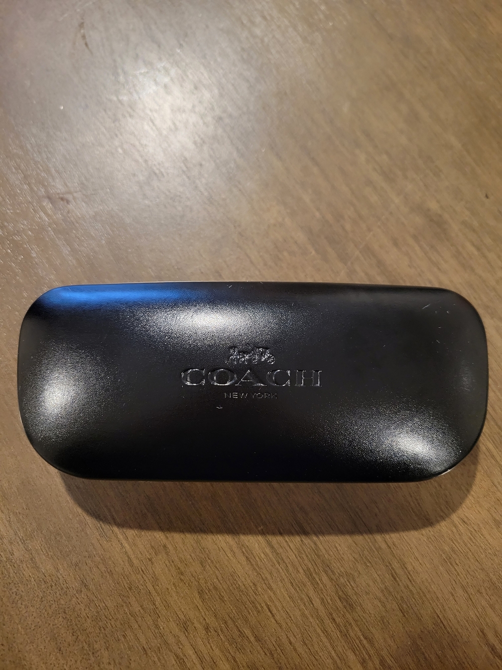 Coach Black Hard Shell Eyewear Case